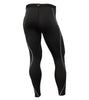 COOVY Men's Mid-Weight Compression Base Layer Leggings (black), Style N011