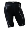 COOVY Men's Mid-Weight True-Compression Base Layer Shorts (black)