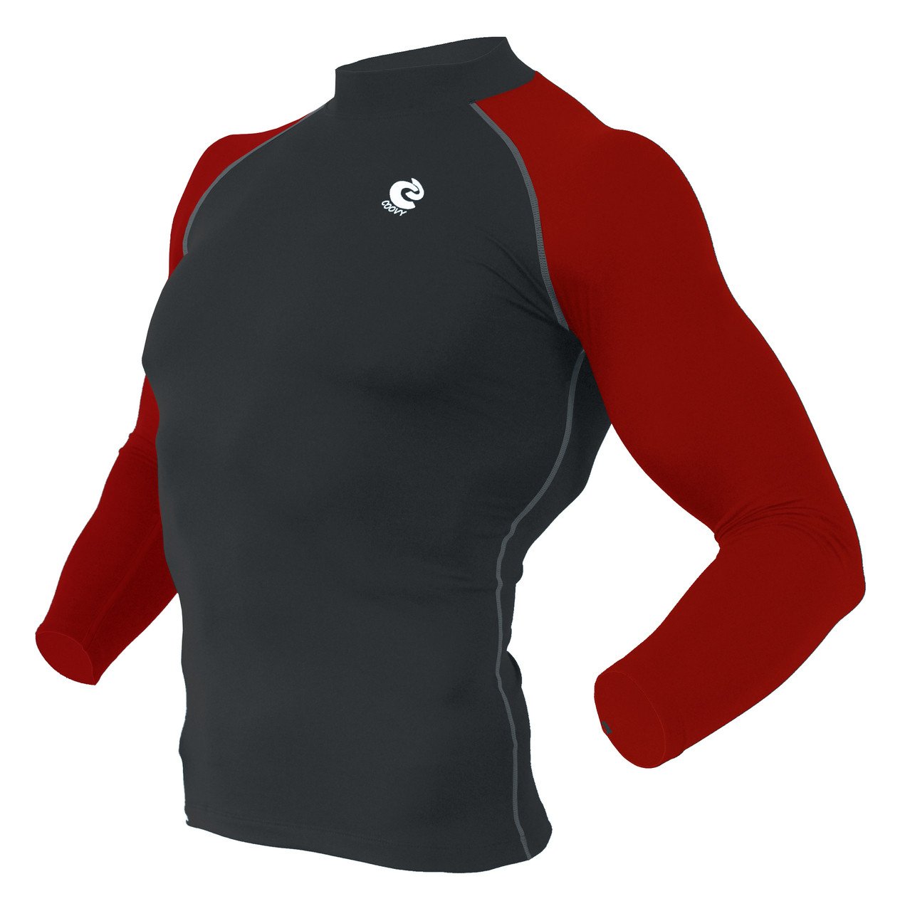 COOVY Men's Long Sleeve Lightweight Compression Base Layer