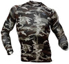 COOVY Men's Long Sleeve Lightweight Compression Base Layer Shirts (camo)