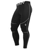 COOVY Men's Lightweight (All-Season) Base Layer Long Pants / Leggings, Black (Style 156)
