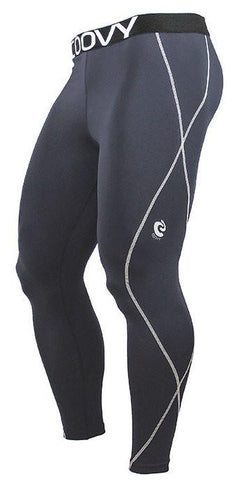 COOVY Men's Lightweight Base Layer Long Pants (dark blue)