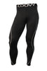 COOVY Men's Lightweight Base Layer Long Pants (black) 011