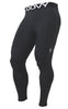 COOVY Men's Lightweight (thin fabric) Base Layer Long Pants / Tights, Dark Gray (Style 217)