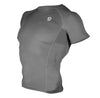 COOVY Men's Short Sleeve Lightweight Base Layer Top (gray)