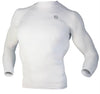 COOVY Men's Long Sleeve Lightweight Base Layer Top (white)