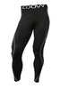 COOVY Men's Thermal Compression Base Layer Leggings (black, winter) Style W011