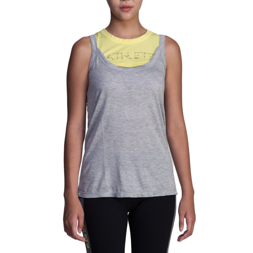 ATHLETE Women's Kai Relaxed Two-tone Tank Top, Style AT02 - Athlete Beyond - For Her - Top - 1