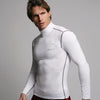 ATHLETE Men's Lightweight Compression Base Layer Long Sleeve Mock Neck Shirt, Style B05 - Athlete Beyond - Men - Top - 7