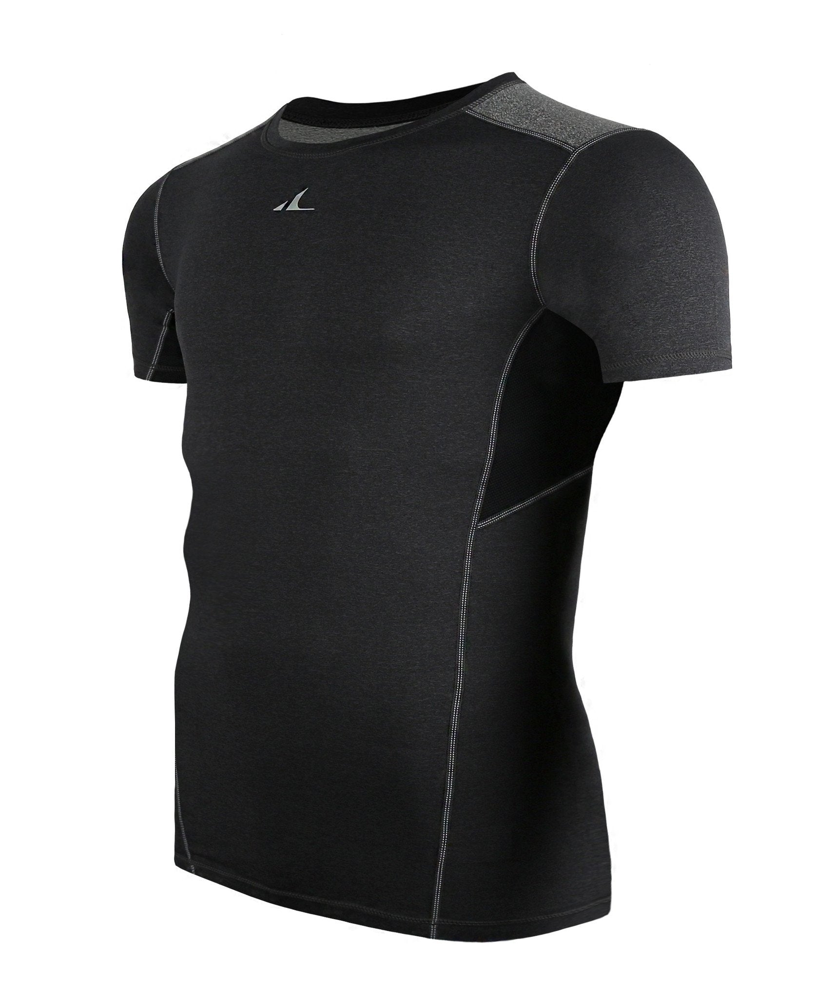 ATHLETE Men's Premium Compression Base Layer Short Sleeve Top Shirt ...