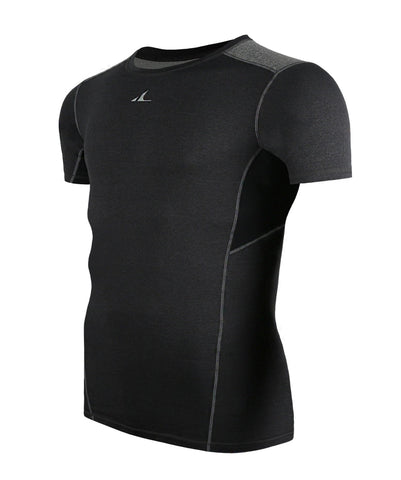 ATHLETE Men's Premium Compression Base Layer Short Sleeve Top Shirt, Style E07 - Athlete Beyond - Men - Top - 1