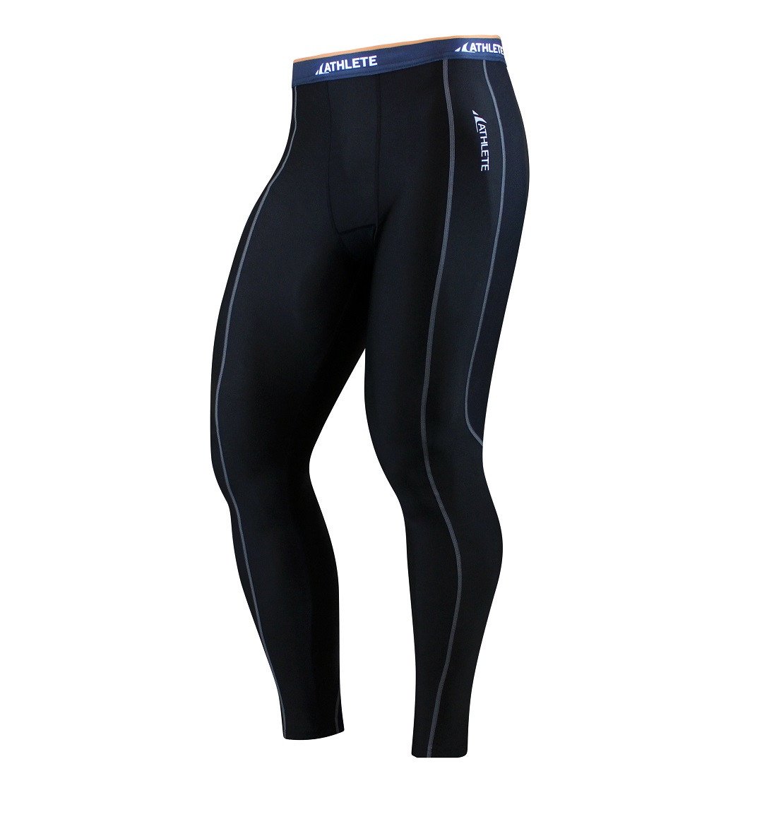 Buy Mens Running Leggings Active Base Layer Bottoms Long John Pants Compression  Tights for Workout and Training at