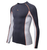 ATHLETE Men's SPIRIT Two-Tone Long Sleeve Rash Guard Shirts, Mesh Fabric, Style LT07 - Athlete Beyond - Men - Top - 1