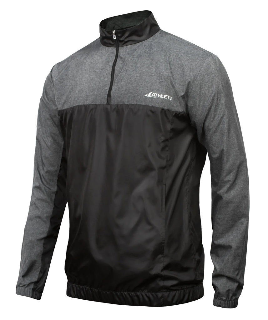 ATHLETE Men's Sweatsuit Jacket Top (Gray), Style MS08 - Athlete Beyond - Men - Top - 1