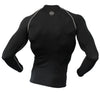 COOVY Men's Long Sleeve Heavy-weight Base Layer Shirts (black)