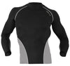 COOVY Men's Long Sleeve Heavy-weight Base Layer Shirts (black)
