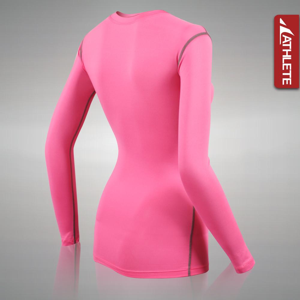ATHLETE Women's Lightweight Compression Base Layer Long Sleeve Top, Style  W04