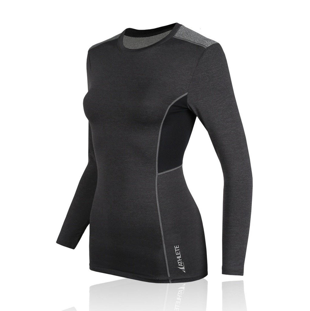 ATHLETE Women's Quick Dry Long Sleeve Rashguard Top, Style NS17 - Athlete Beyond - For Her - Top - 1
