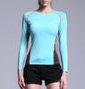 ATHLETE Women's SPIRIT Two-Tone Long Sleeve Rash Guard Shirts, Slim Fit, Style WFT07 - Athlete Beyond - For Her - Top - 7