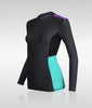 ATHLETE Women's Colorblock Compression Long Sleeve Rashguard Top, Style NS19 - Athlete Beyond - For Her - Top - 3